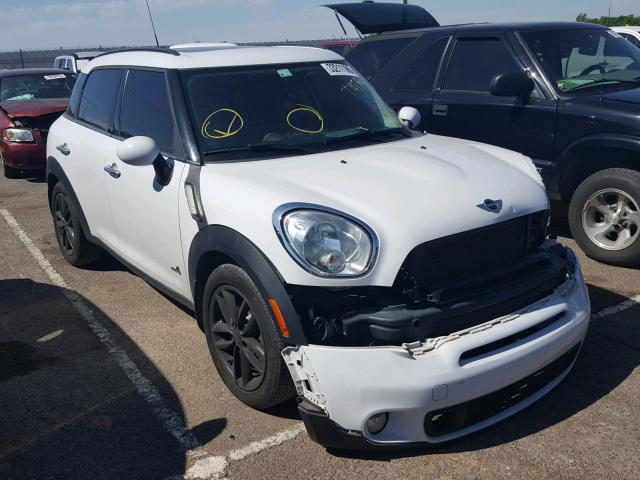 WMWZC5C54BWL53907 - 2011 MINI COOPER S C WHITE photo 1