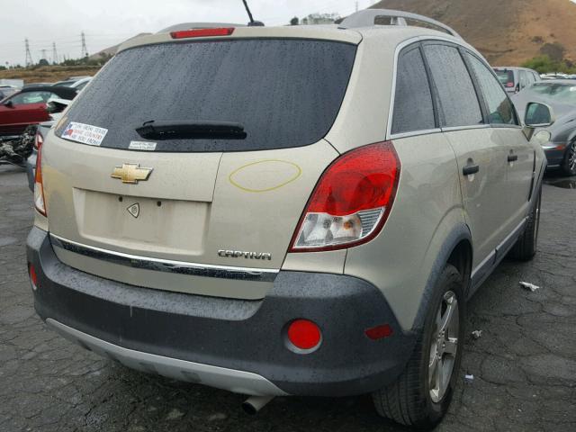 3GNAL2EK6CS568887 - 2012 CHEVROLET CAPTIVA SP GOLD photo 4