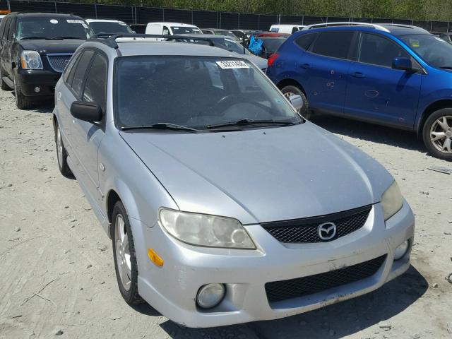 JM1BJ245521616667 - 2002 MAZDA PROTEGE PR SILVER photo 1