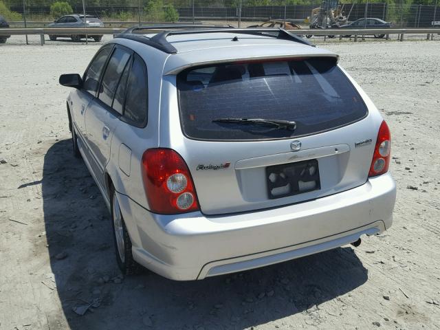 JM1BJ245521616667 - 2002 MAZDA PROTEGE PR SILVER photo 3