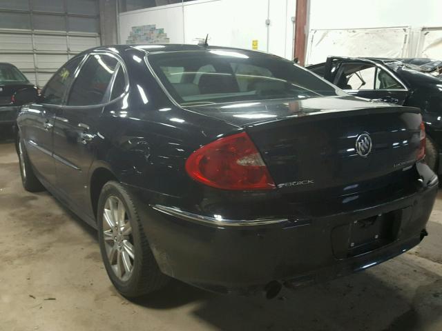 2G4WN58C581150995 - 2008 BUICK LACROSSE S BLACK photo 3
