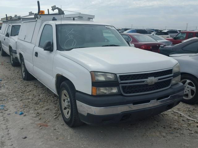 3GCEC14X86G252447 - 2006 CHEVROLET SILVERADO WHITE photo 1