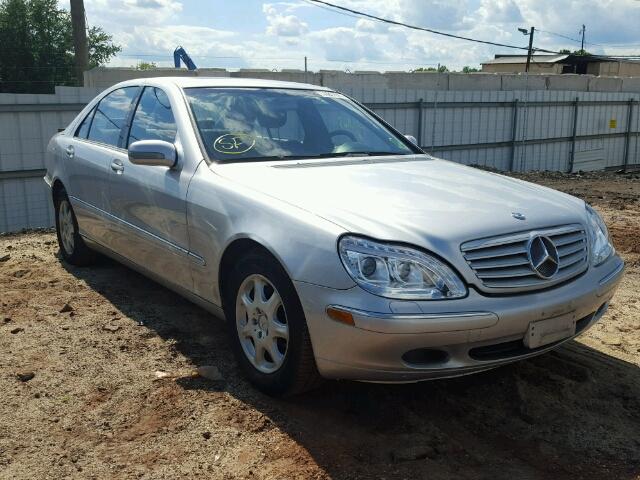 WDBNG70J91A183556 - 2001 MERCEDES-BENZ S SILVER photo 1