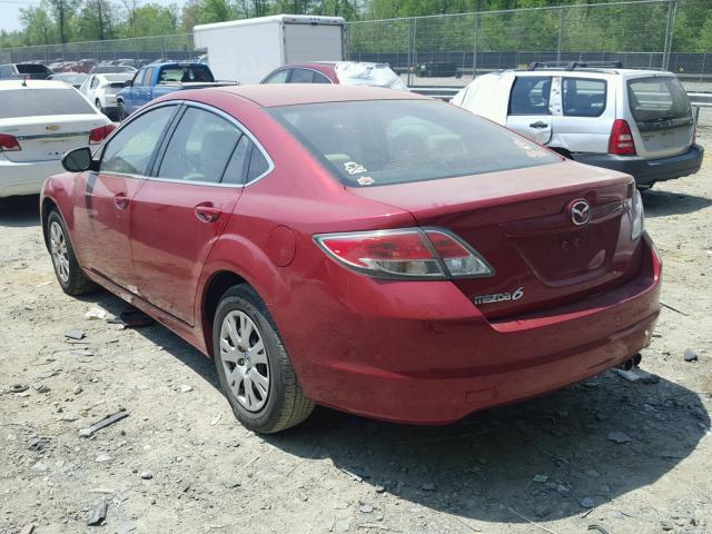 1YVHZ8BH1A5M52273 - 2010 MAZDA 6 I RED photo 3