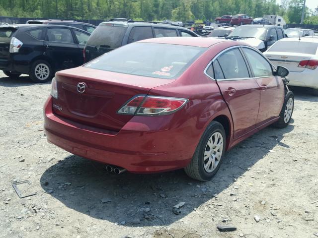 1YVHZ8BH1A5M52273 - 2010 MAZDA 6 I RED photo 4