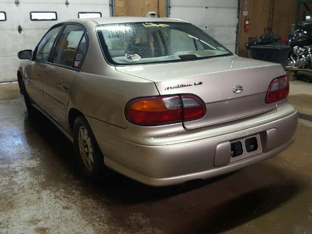 1G1NE52M3VY114614 - 1997 CHEVROLET MALIBU LS 金色 照片 3