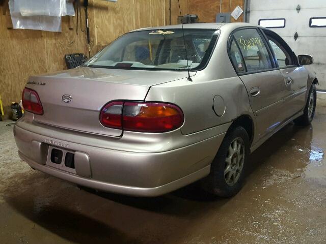 1G1NE52M3VY114614 - 1997 CHEVROLET MALIBU LS 金色 照片 4