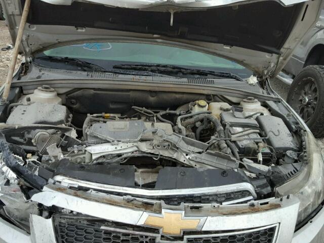 1G1PC5SB6D7177191 - 2013 CHEVROLET CRUZE LT SILVER photo 7