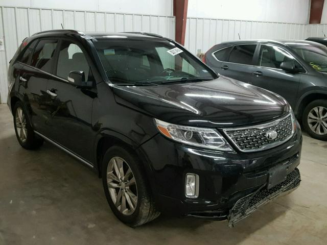 5XYKW4A76EG540125 - 2014 KIA SORENTO SX BLACK photo 1