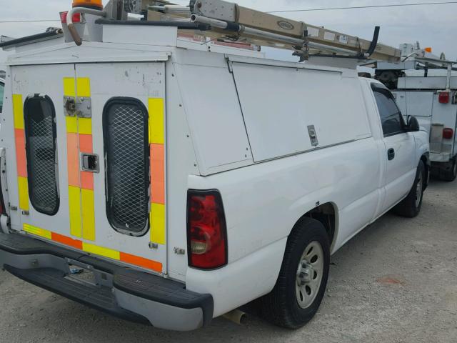 3GCEC14X36G252825 - 2006 CHEVROLET SILVERADO WHITE photo 4