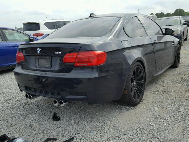 WBSKG9C50DJ593061 - 2013 BMW M3 BLACK photo 4