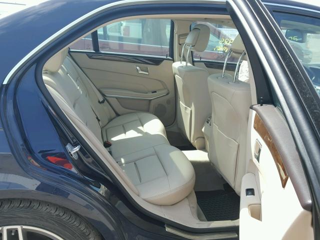 WDDHF8JB7FB144020 - 2015 MERCEDES-BENZ E 350 4MAT BLUE photo 6