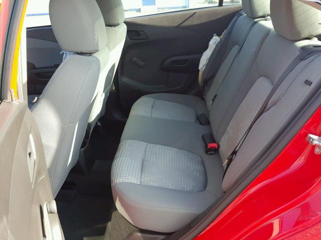 1G1JA5SG2H4155915 - 2017 CHEVROLET SONIC LS RED photo 6