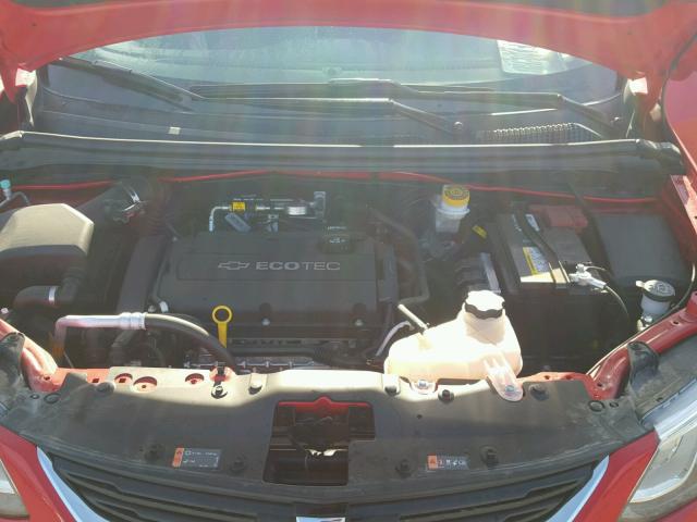 1G1JA5SG2H4155915 - 2017 CHEVROLET SONIC LS RED photo 7