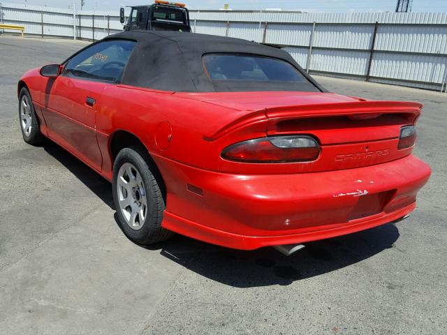 2G1FP32K2T2146465 - 1996 CHEVROLET CAMARO BAS RED photo 3