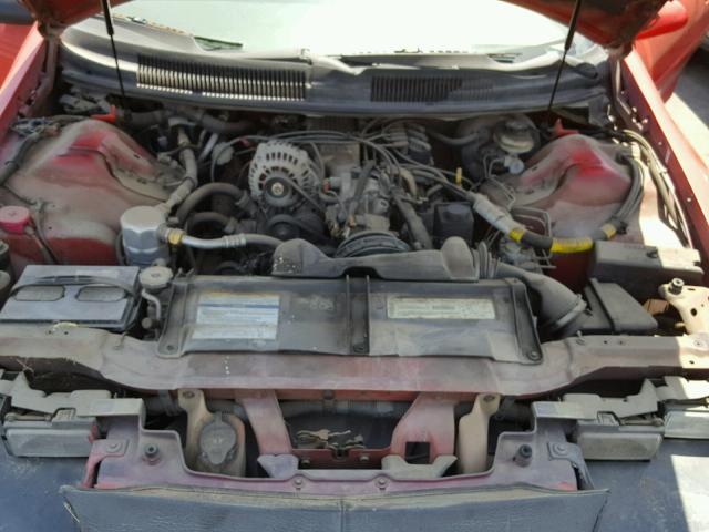 2G1FP32K2T2146465 - 1996 CHEVROLET CAMARO BAS RED photo 7