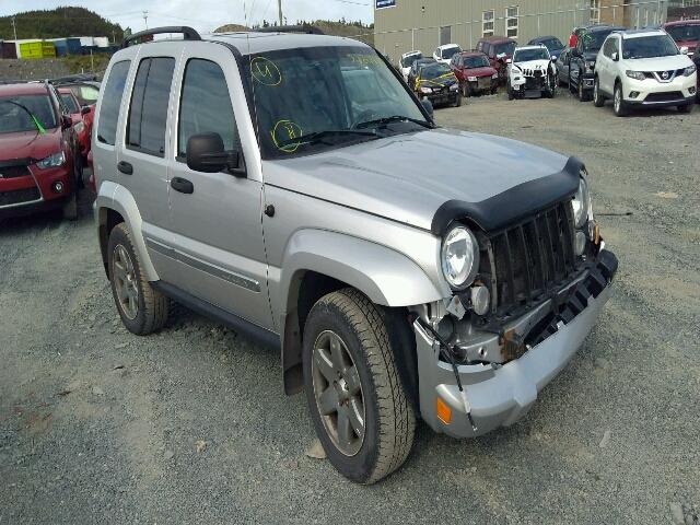 1J4GL48KX7W557356 - 2007 JEEP LIBERTY SP SILVER photo 1