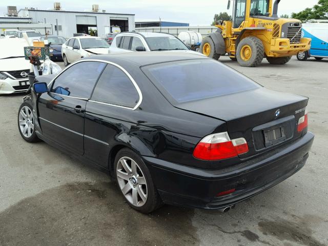 WBABN73473PJ15334 - 2003 BMW 325 CI BLACK photo 3