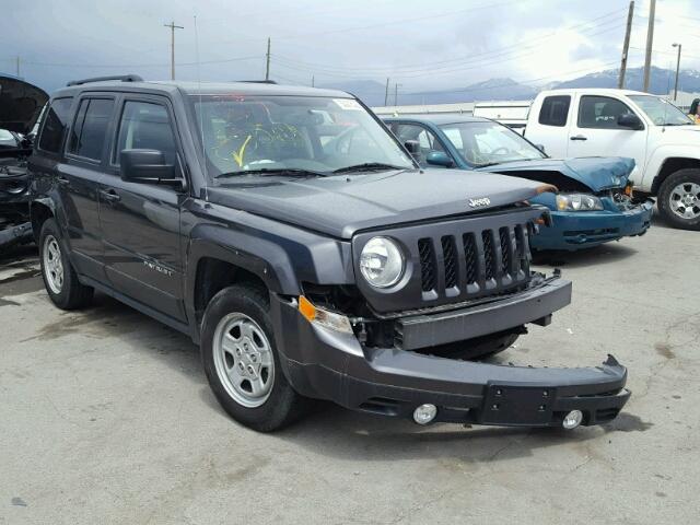 1C4NJPBA1GD811200 - 2016 JEEP PATRIOT SP GRAY photo 1