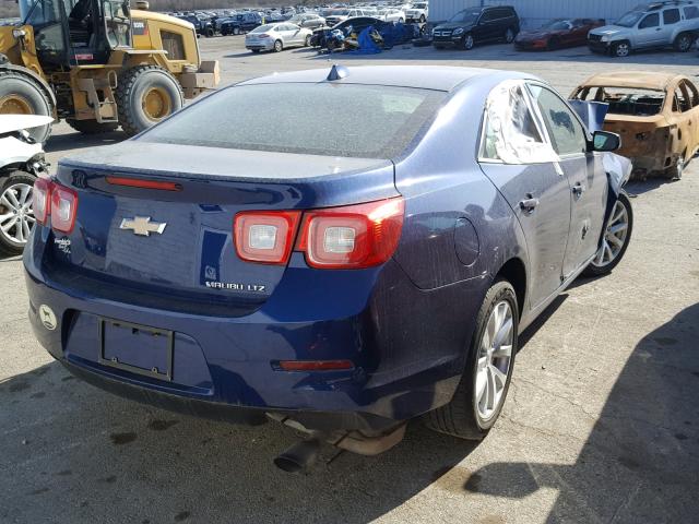 1G11H5SA0DU128178 - 2013 CHEVROLET MALIBU LTZ 蓝色 照片 4