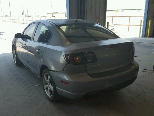 JM1BK323041163596 - 2004 MAZDA 3 S GRAY photo 3