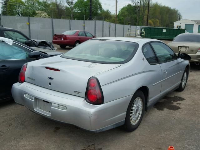 2G1WW12E829122789 - 2002 CHEVROLET MONTE CARL 银色 照片 4