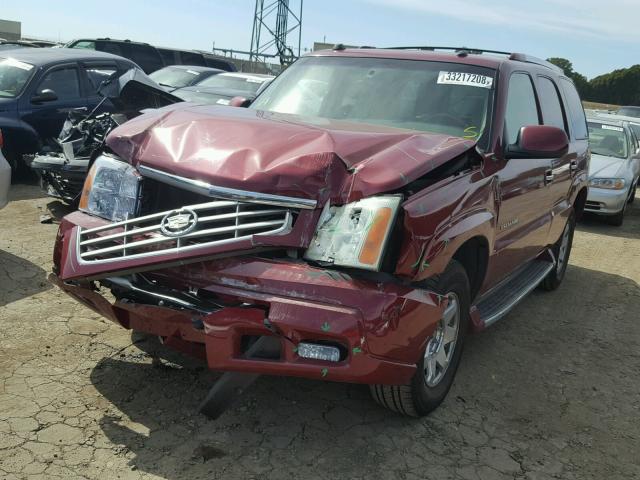 1GYEK63N54R139434 - 2004 CADILLAC ESCALADE L RED photo 2