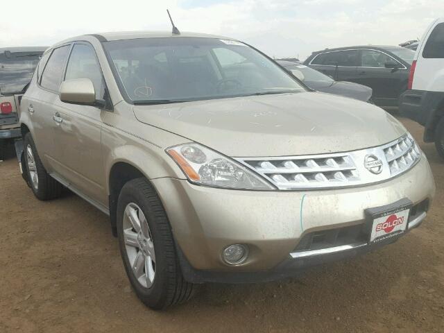 JN8AZ08W06W503797 - 2006 NISSAN MURANO SL GOLD photo 1