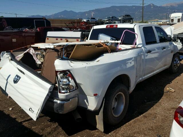 3C63DPGLXCG251559 - 2012 DODGE RAM 3500 S WHITE photo 4