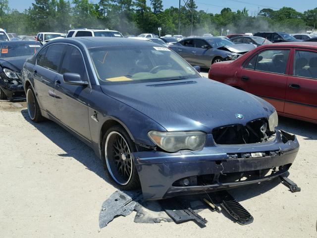 WBAGN63413DR15337 - 2003 BMW 745 LI BLUE photo 1