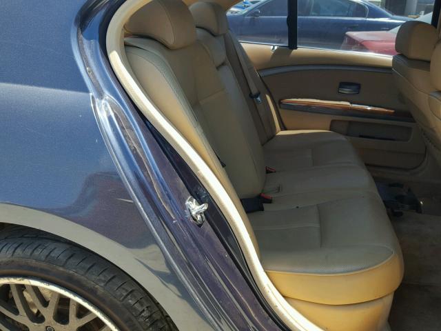 WBAGN63413DR15337 - 2003 BMW 745 LI BLUE photo 6