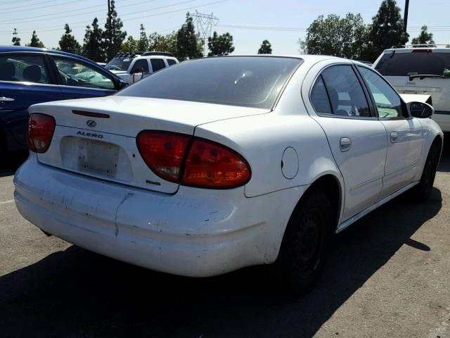 1G3NL52T2YC350175 - 2000 OLDSMOBILE ALERO GL WHITE photo 4