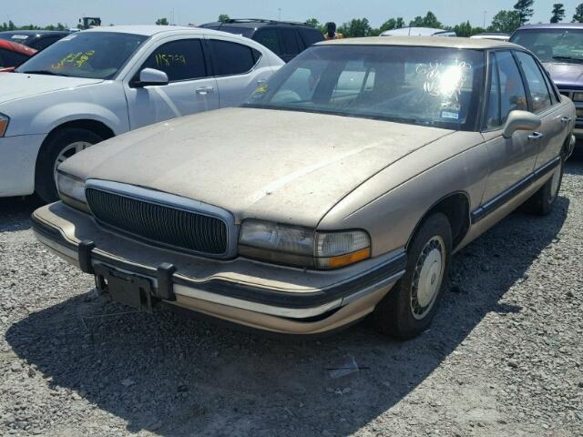 1G4HP53LXPH509716 - 1993 BUICK LESABRE CU BEIGE photo 2