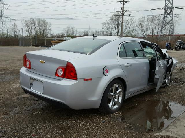 1G1ZC5EB6AF309131 - 2010 CHEVROLET MALIBU 1LT 银色 照片 4