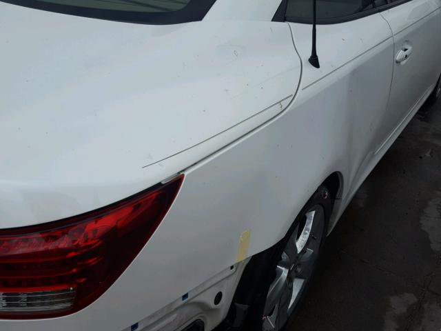 JTHFE2C24A2503846 - 2010 LEXUS IS 350 WHITE photo 9