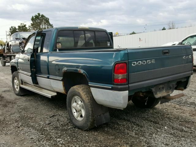 3B7HF13Y4VG794478 - 1997 DODGE RAM 1500 GREEN photo 3