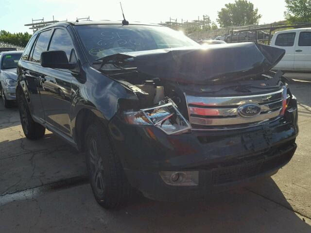 2FMDK48C38BA20735 - 2008 FORD EDGE BLACK photo 1