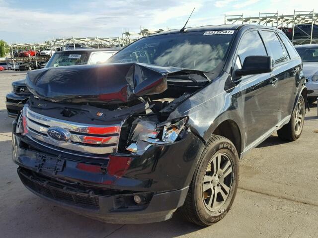 2FMDK48C38BA20735 - 2008 FORD EDGE BLACK photo 2