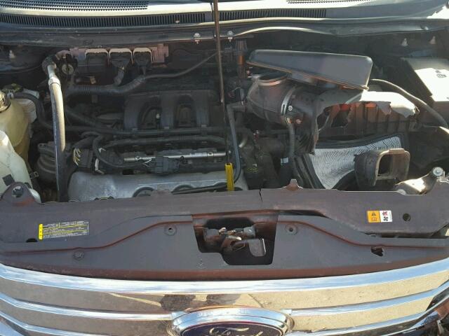 2FMDK48C38BA20735 - 2008 FORD EDGE BLACK photo 7