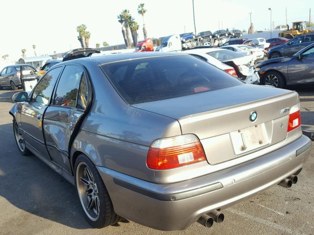 WBSDE93463CF92590 - 2003 BMW M5 GRAY photo 3