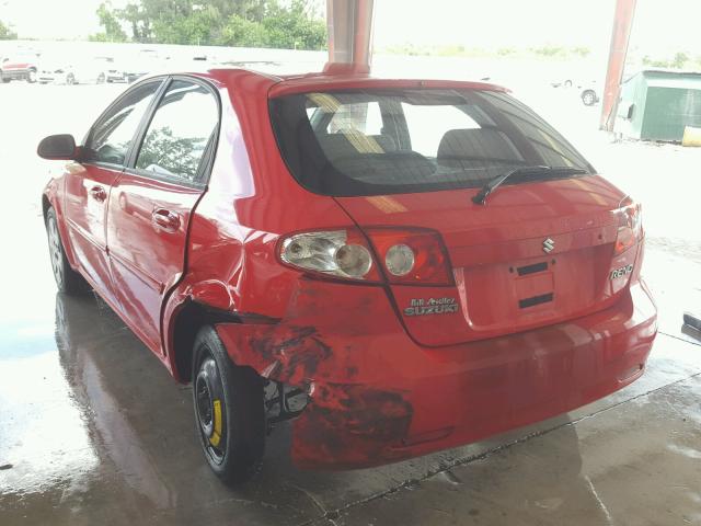 KL5JD66Z18K771803 - 2008 SUZUKI RENO BASE RED photo 3