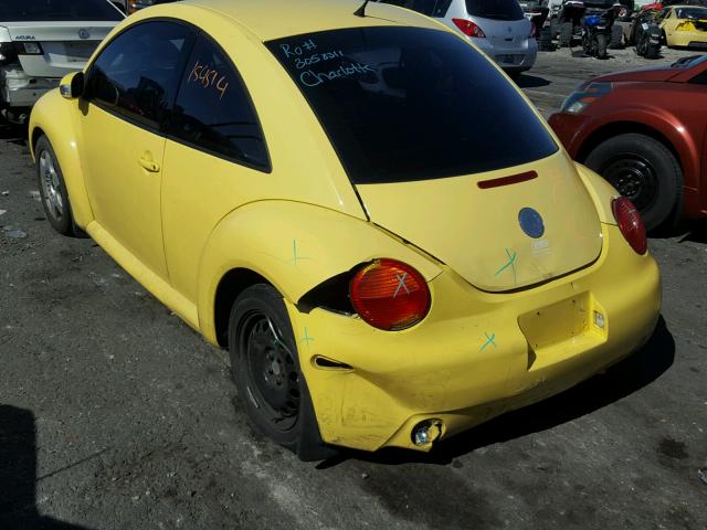3VWBK31C74M413157 - 2004 VOLKSWAGEN NEW BEETLE Sarı foto 3