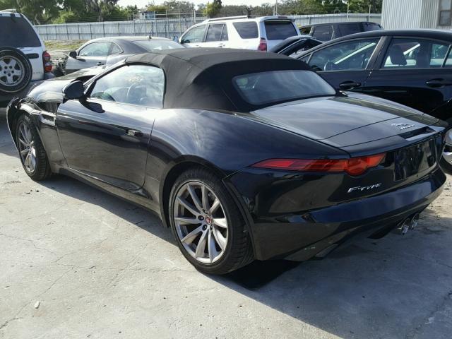 SAJWA6ET4G8K33065 - 2016 JAGUAR F-TYPE BLACK photo 3