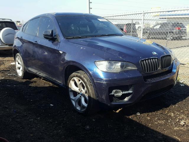 5UXFG4C55AL225260 - 2010 BMW X6 XDRIVE3 BLUE photo 1