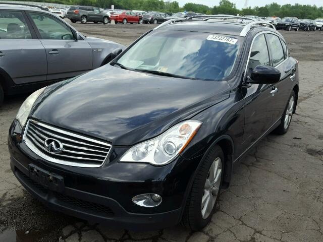 JNKAJ09F68M359638 - 2008 INFINITI EX35 BASE BLACK photo 2