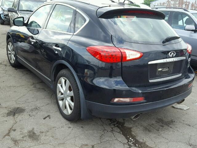 JNKAJ09F68M359638 - 2008 INFINITI EX35 BASE BLACK photo 3