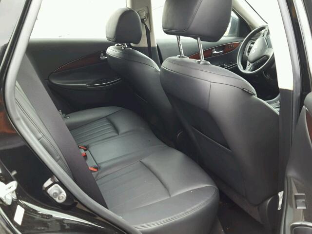 JNKAJ09F68M359638 - 2008 INFINITI EX35 BASE BLACK photo 6