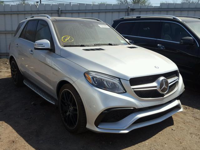 4JGDA7EB7GA727718 - 2016 MERCEDES-BENZ GLE 63 AMG SILVER photo 1