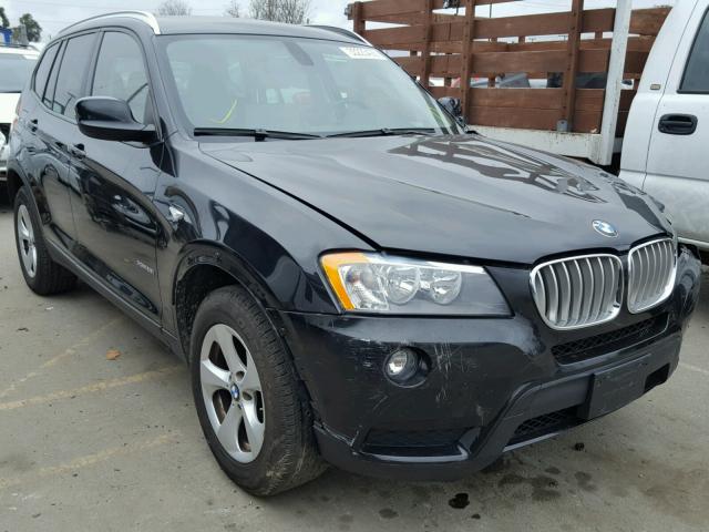 5UXWX5C52BL706476 - 2011 BMW X3 XDRIVE2 BLACK photo 1