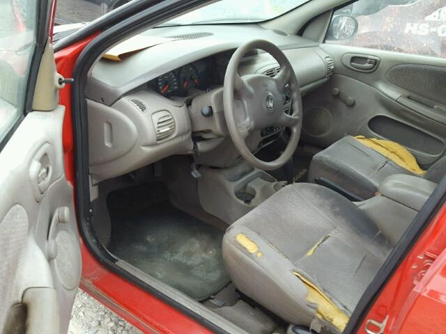 1B3ES26C02D530236 - 2002 DODGE NEON RED photo 9